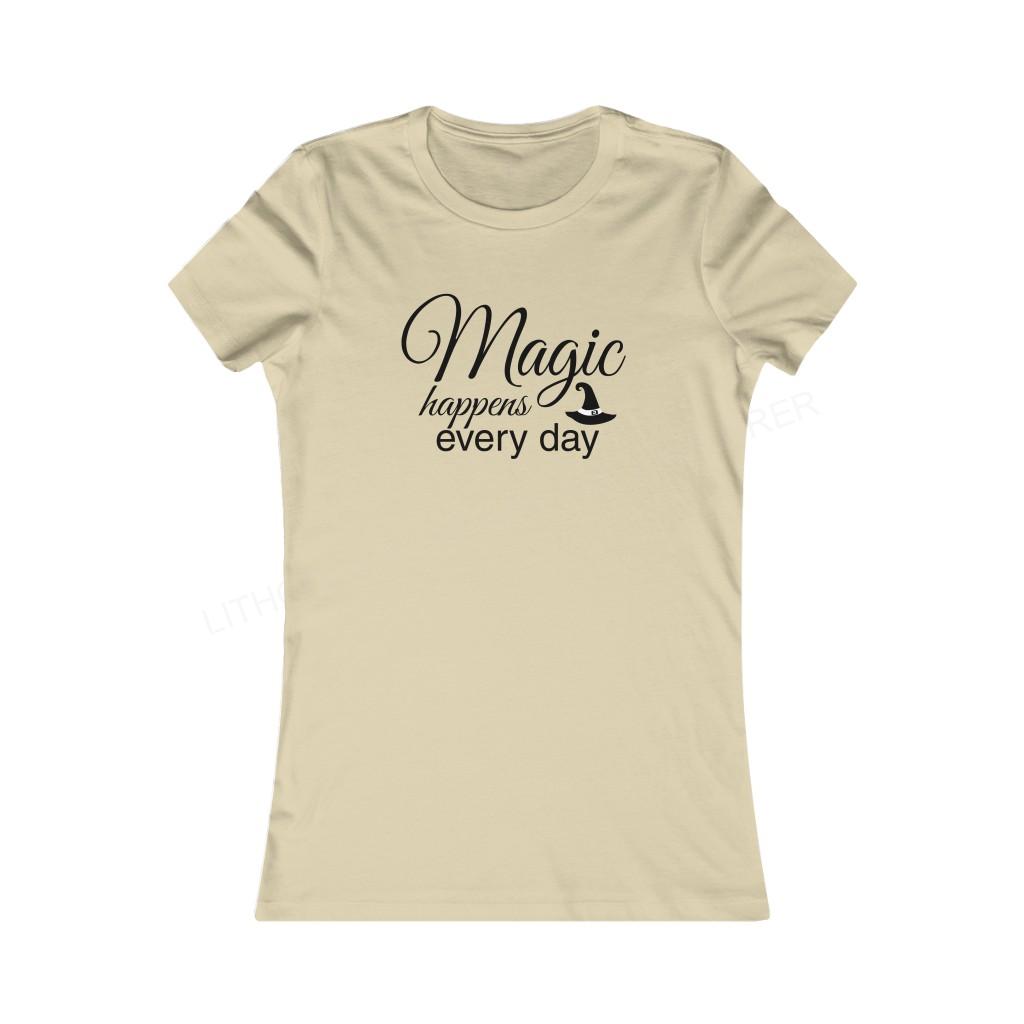 Magic Happens Every Day With Lithodora Women's Favorite Tee