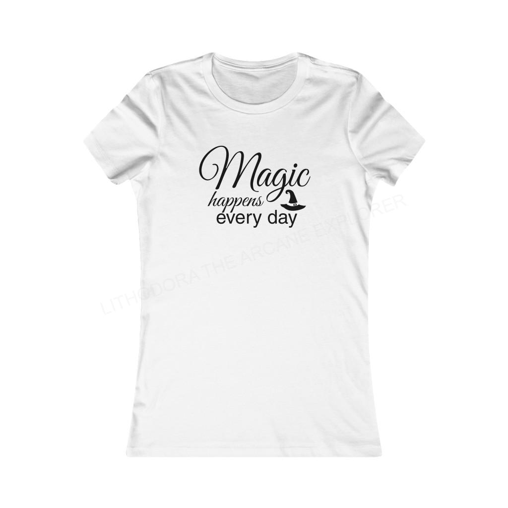 Magic Happens Every Day With Lithodora Women's Favorite Tee