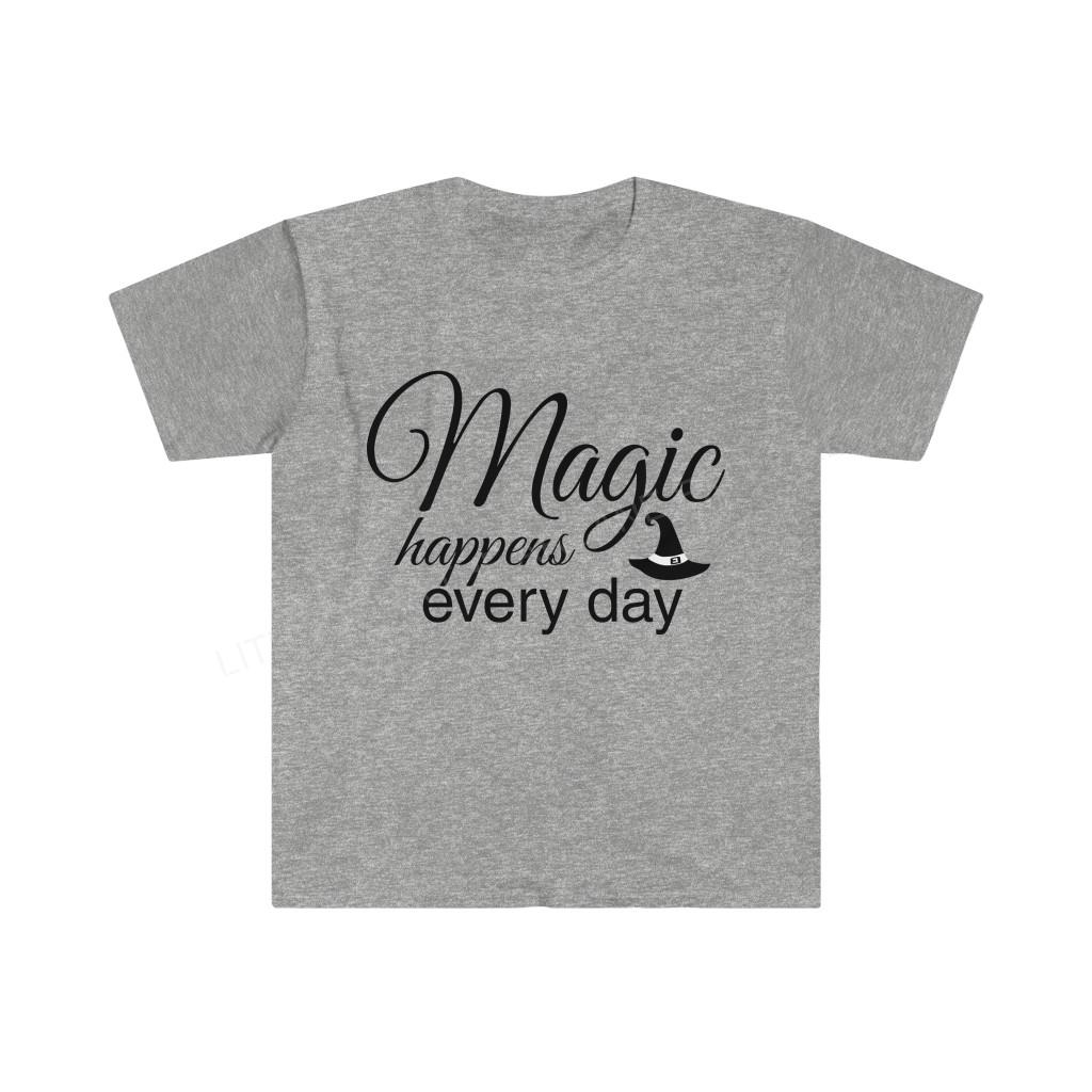 Magic Happens Every Day Unisex Softstyle T-Shirt