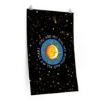Sun, Moon, Stars Premium Matte vertical posters