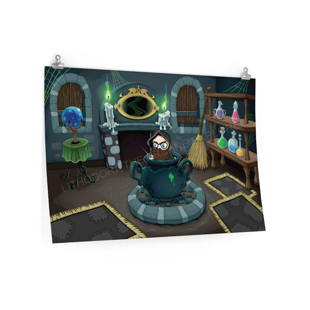 Lithodora's Hot Cauldron Premium Matte horizontal poster