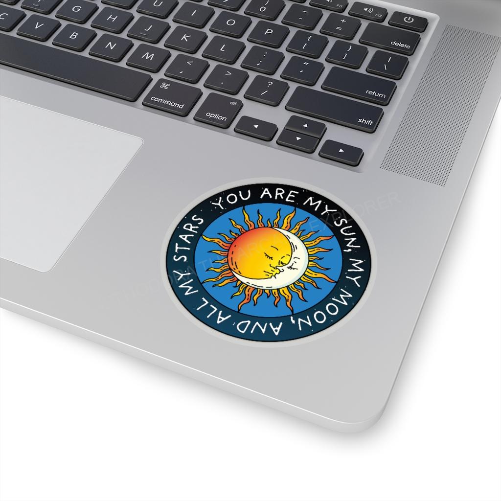 Sun, Moon, Stars Kiss-Cut Stickers