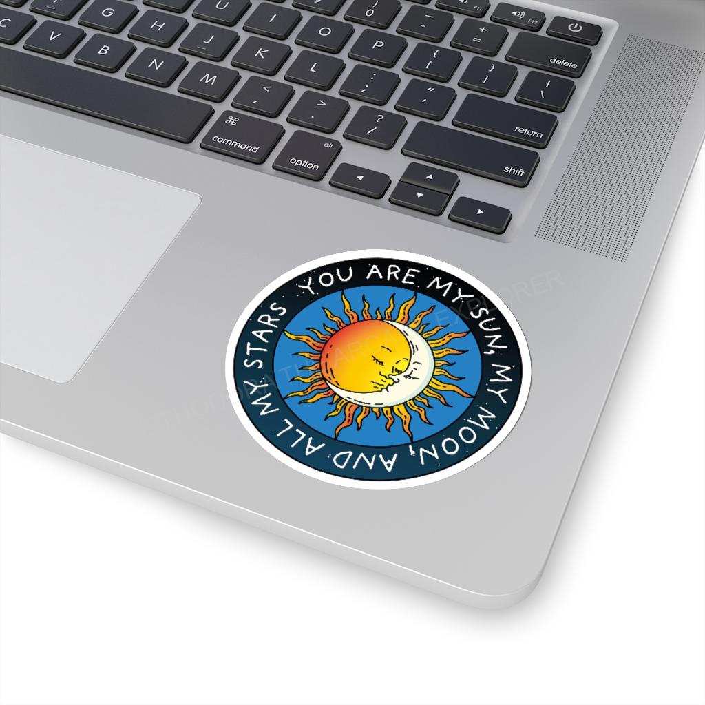 Sun, Moon, Stars Kiss-Cut Stickers