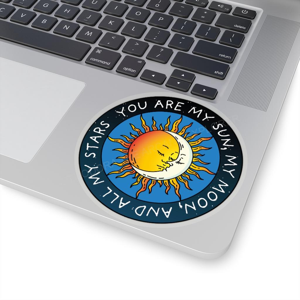 Sun, Moon, Stars Kiss-Cut Stickers