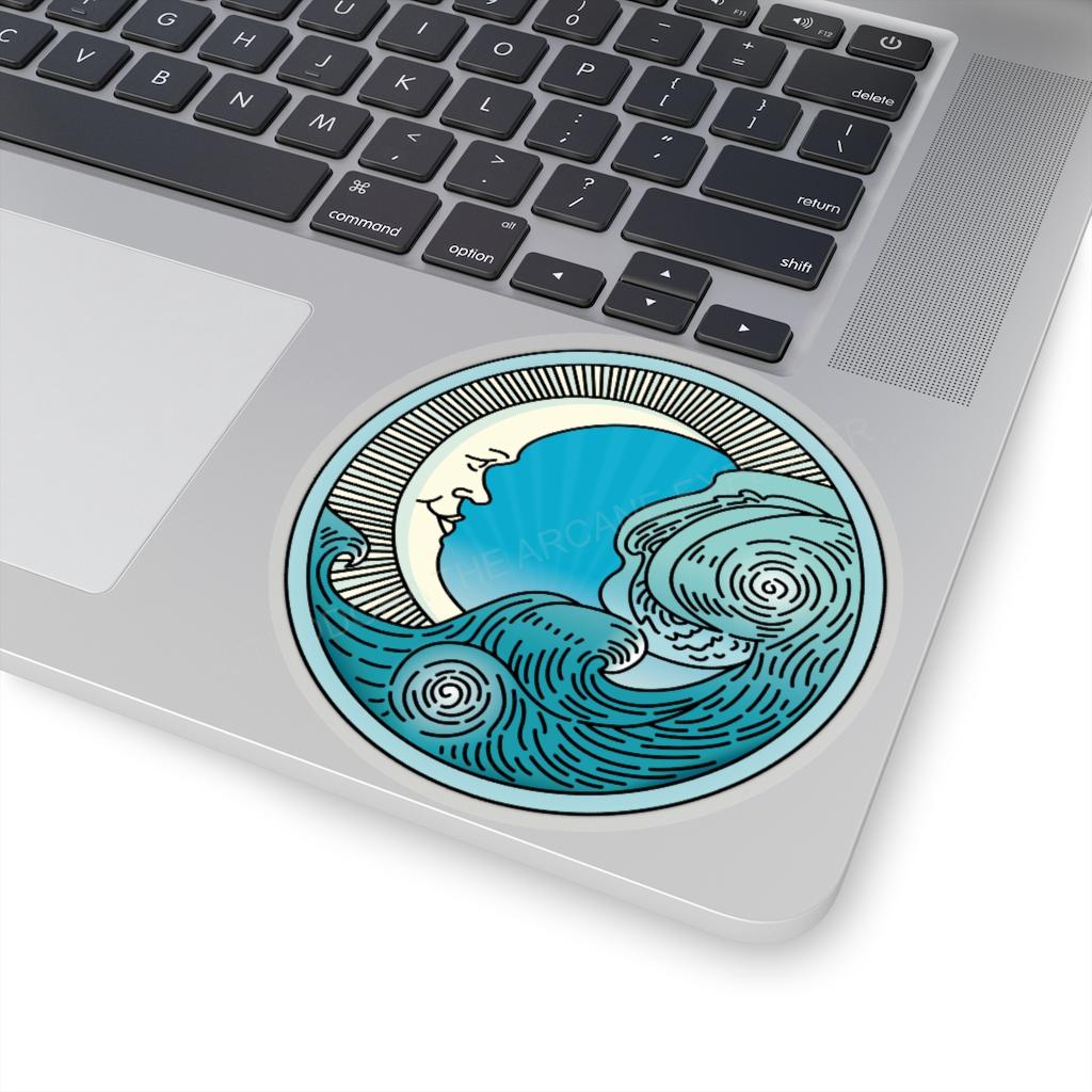 MoonWave Kiss-Cut Stickers