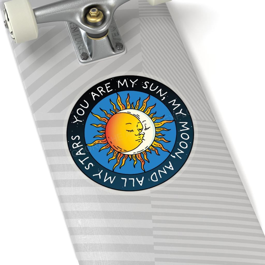 Sun, Moon, Stars Kiss-Cut Stickers