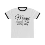 Magic Happens Every Day with Lithodora Unisex Ringer Tee