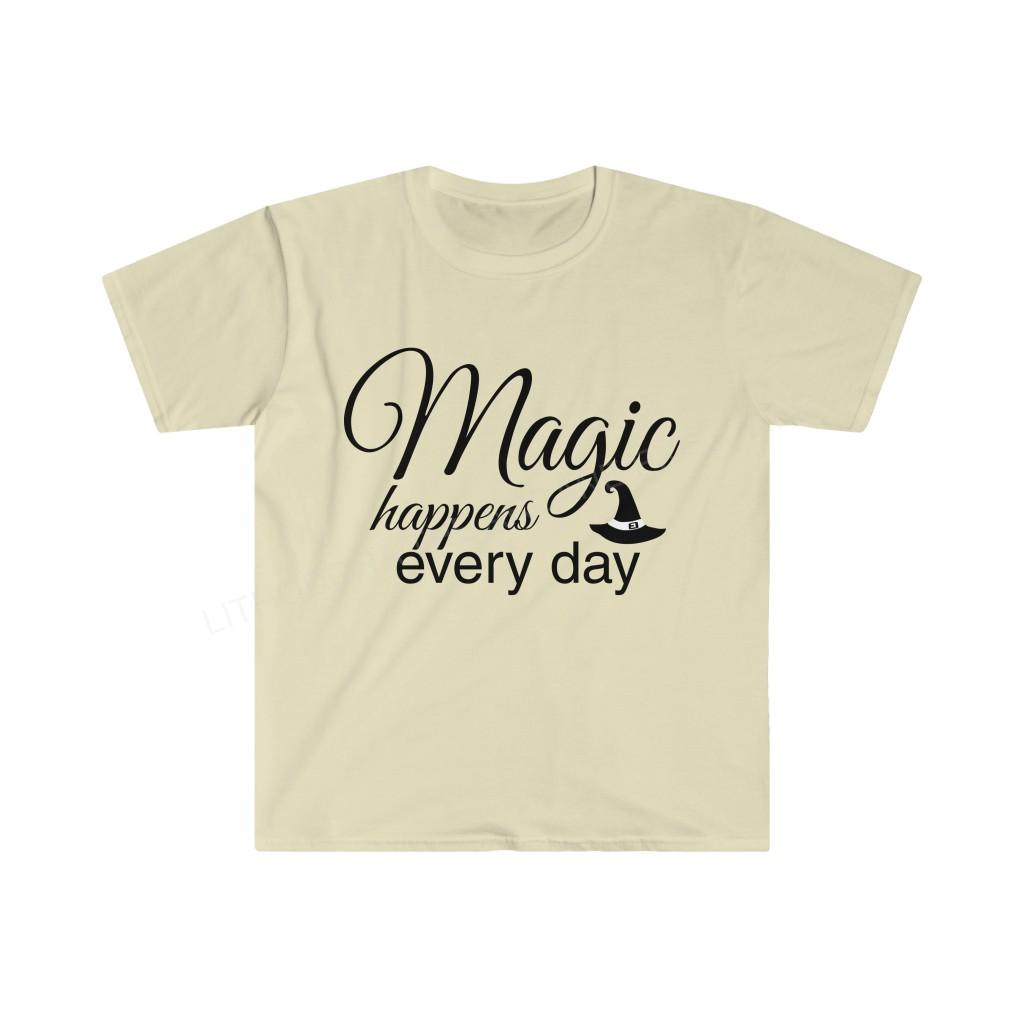 Magic Happens Every Day Unisex Softstyle T-Shirt