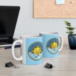 Partially Cloudy Ceramic Mug 15oz