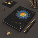 Sun, Moon, Stars Hardcover Journal Matte