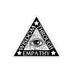 Wisdom Through Empathy Indoor/Outdoor Kiss Cut Stickers