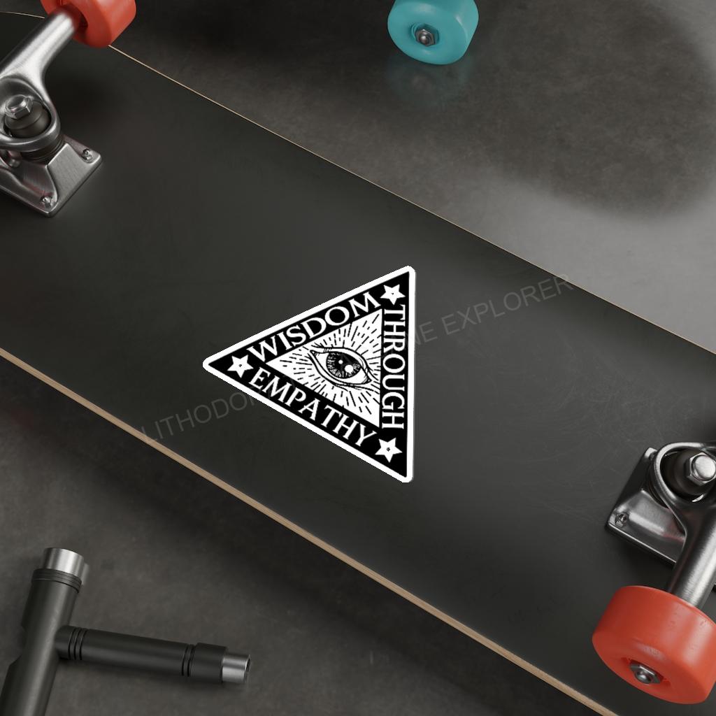 Wisdom Through Empathy Indoor/Outdoor Kiss Cut Stickers