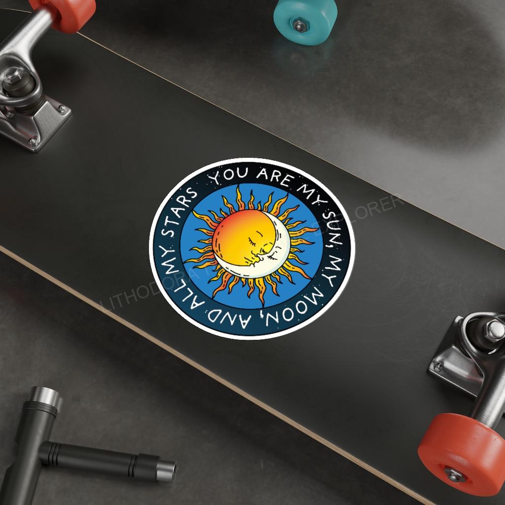 Sun, Moon, Stars Kiss-Cut Indoor/Outdoor Stickers