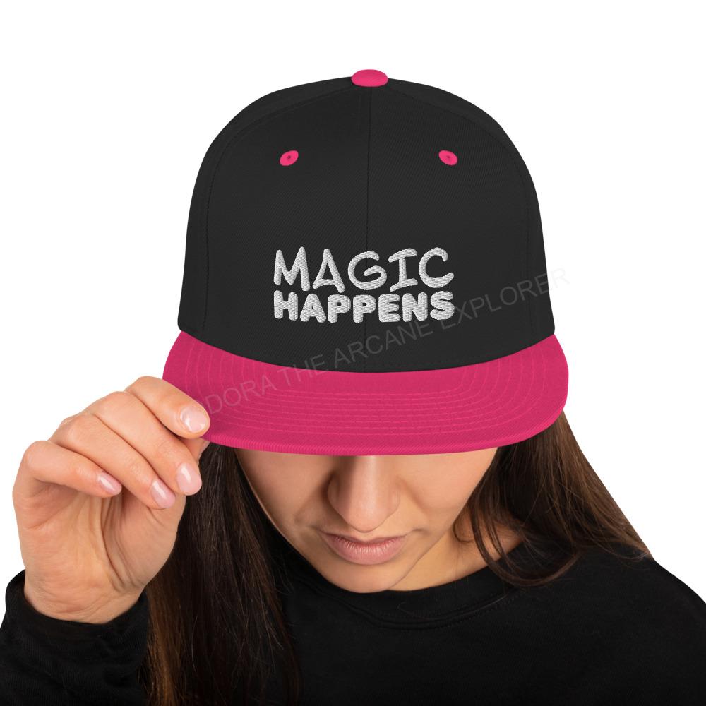 Magic Happens Snapback Hat