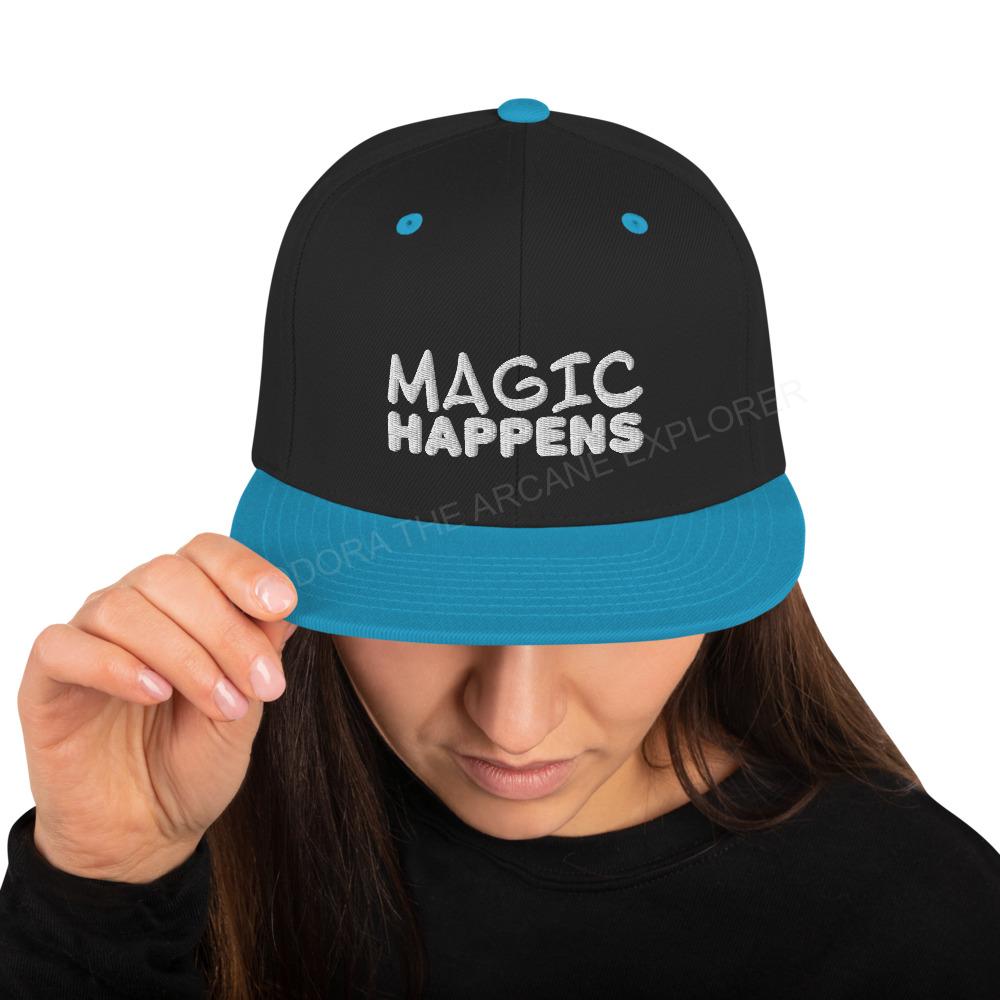 Magic Happens Snapback Hat