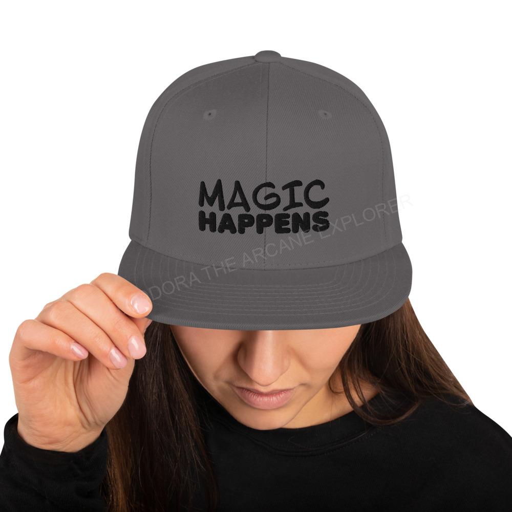 Magic Happens Snapback Hat