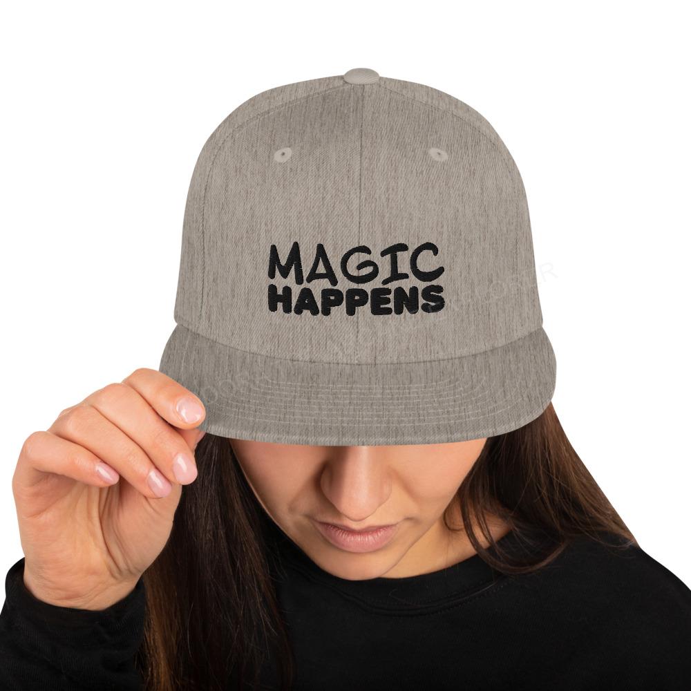 Magic Happens Snapback Hat