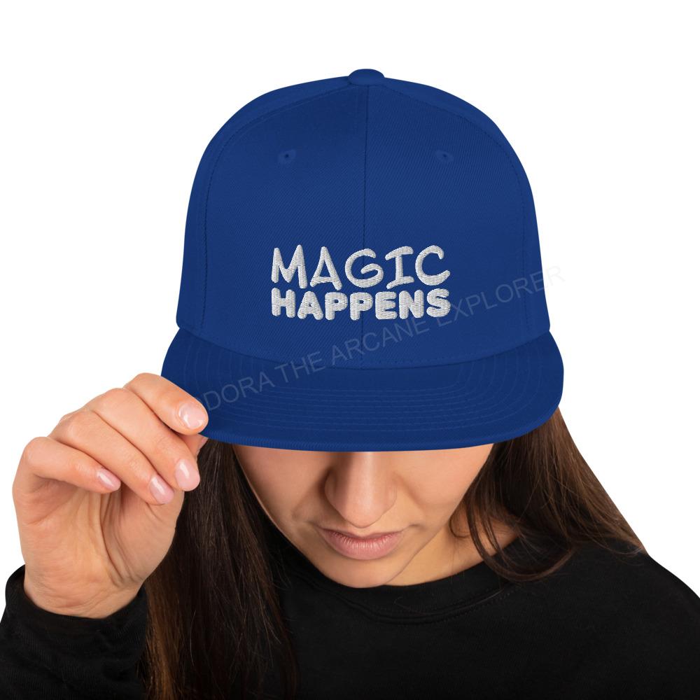Magic Happens Snapback Hat