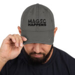 Magic Happens Distressed Dad Hat