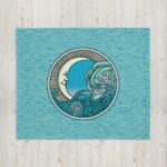 MoonWave Throw Blanket