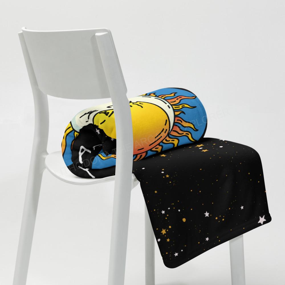 Sun, Moon, Stars Throw Blanket